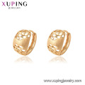 96155 xuping top sell all seasons gold earring designs delicate 18k gold hoop earring accessories for women jewelry